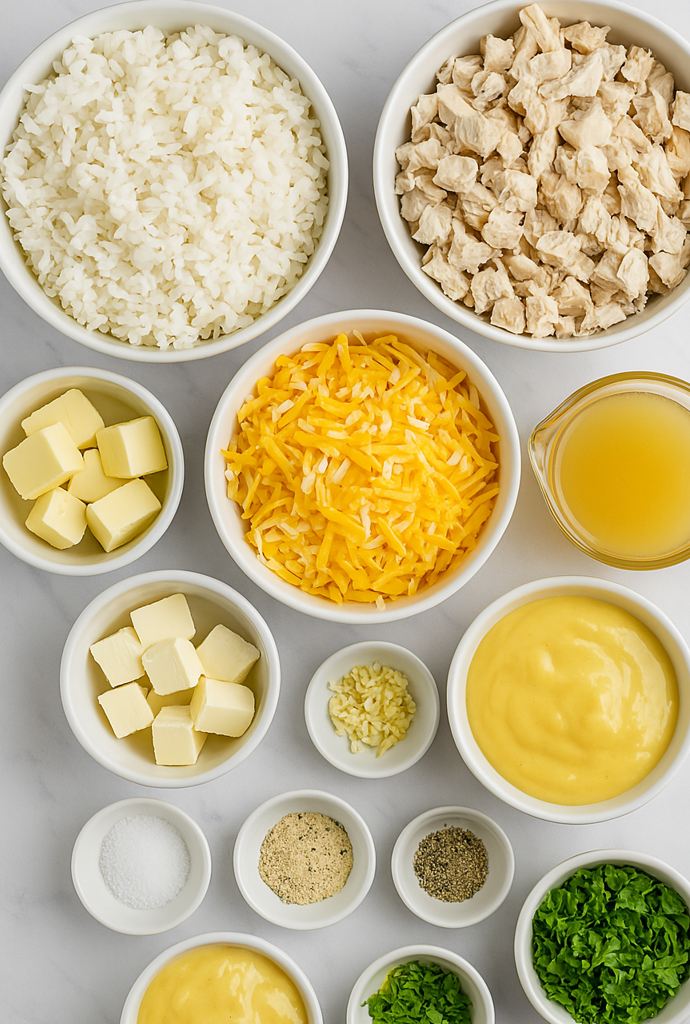 angel chicken rice recipe ingredients