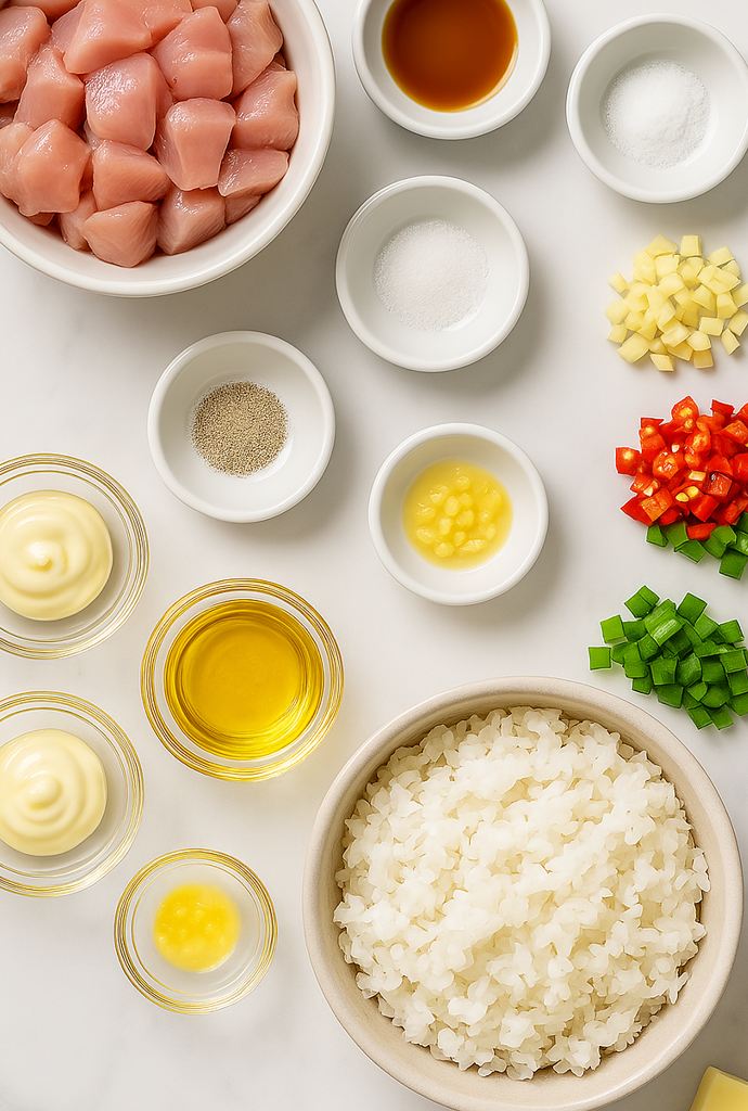 japanese chicken fried rice ingredients