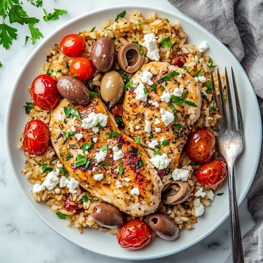 mediterranean chicken rice recipe​