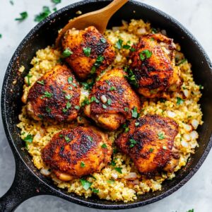 chicken and cauliflower rice​
