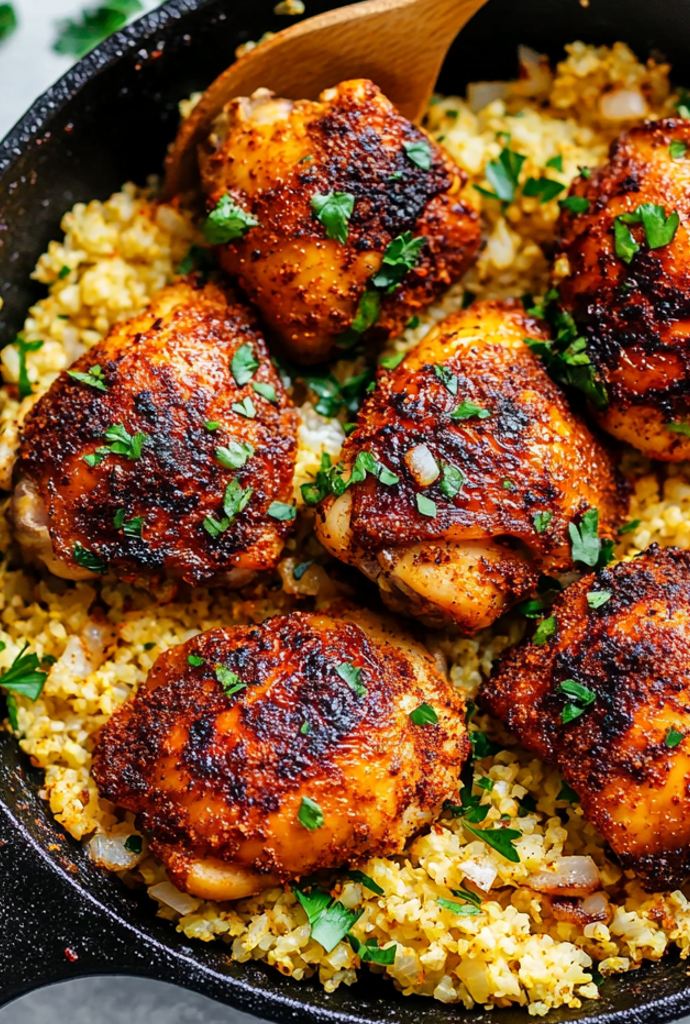 chicken and cauliflower rice​ recipe