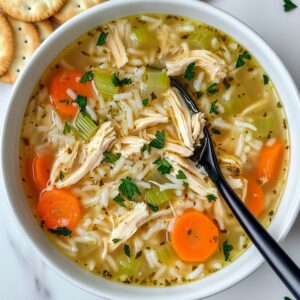 chicken and rice soup recipe