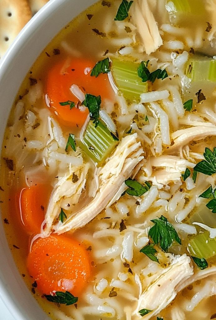 chicken and rice soup