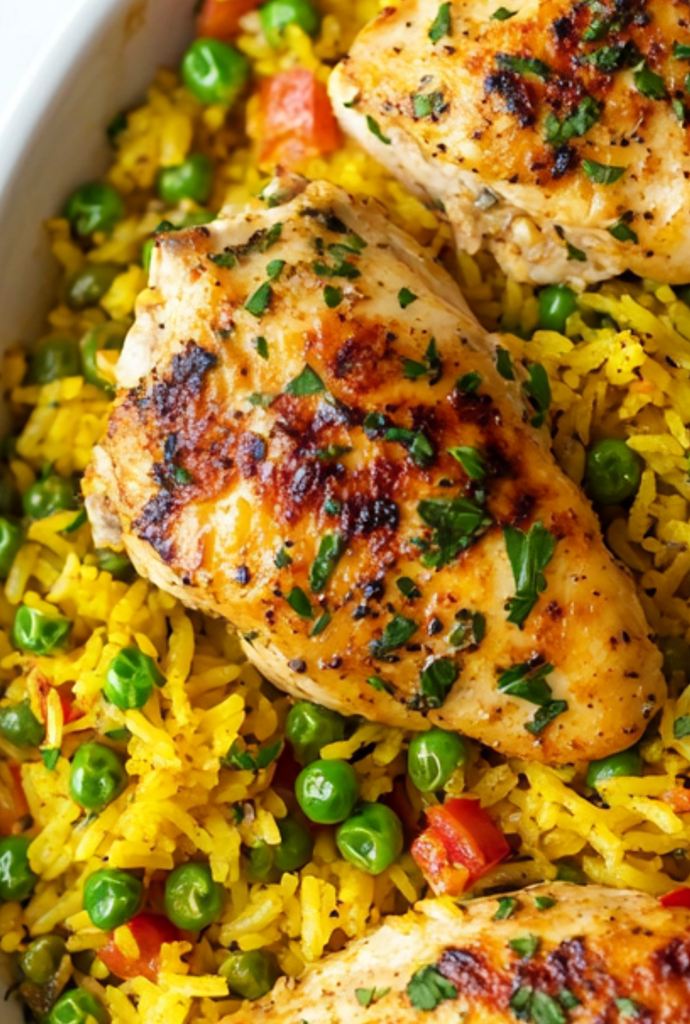 chicken and yellow rice
