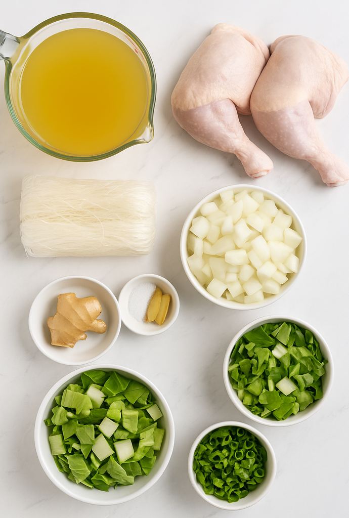chicken long rice recipe ingredients