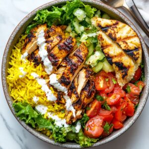 chicken over rice​