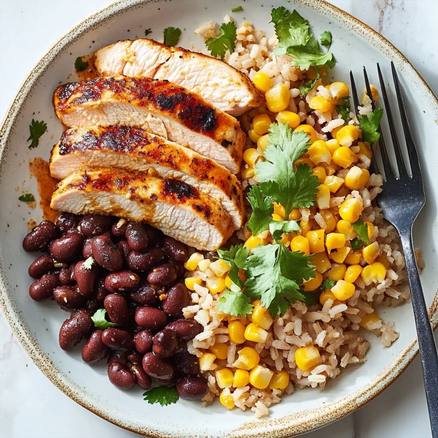 chicken rice and beans​