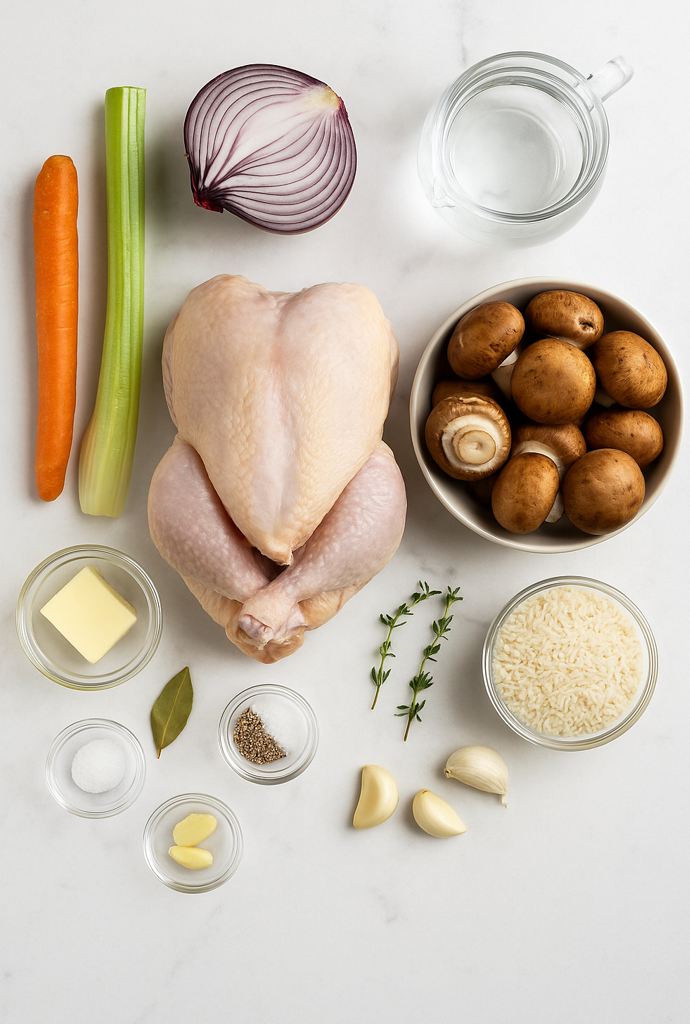 chicken rice mushroom soup ingredients