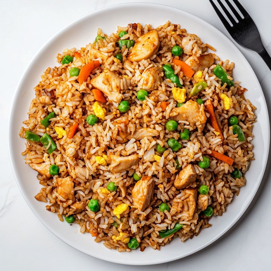 chinese chicken fried rice - Anywhere Recipes