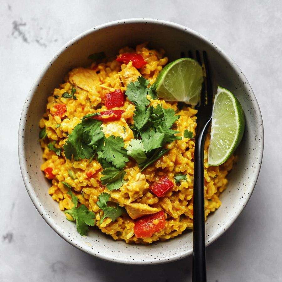 curry chicken and rice