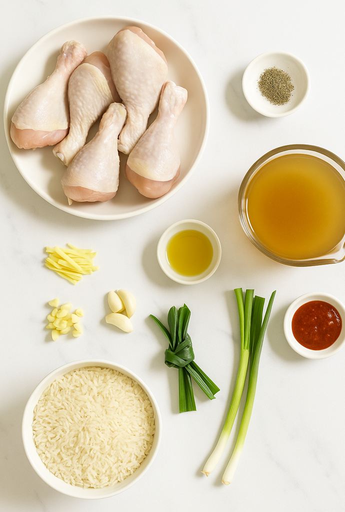 hainanese chicken rice recipe​ ingredients