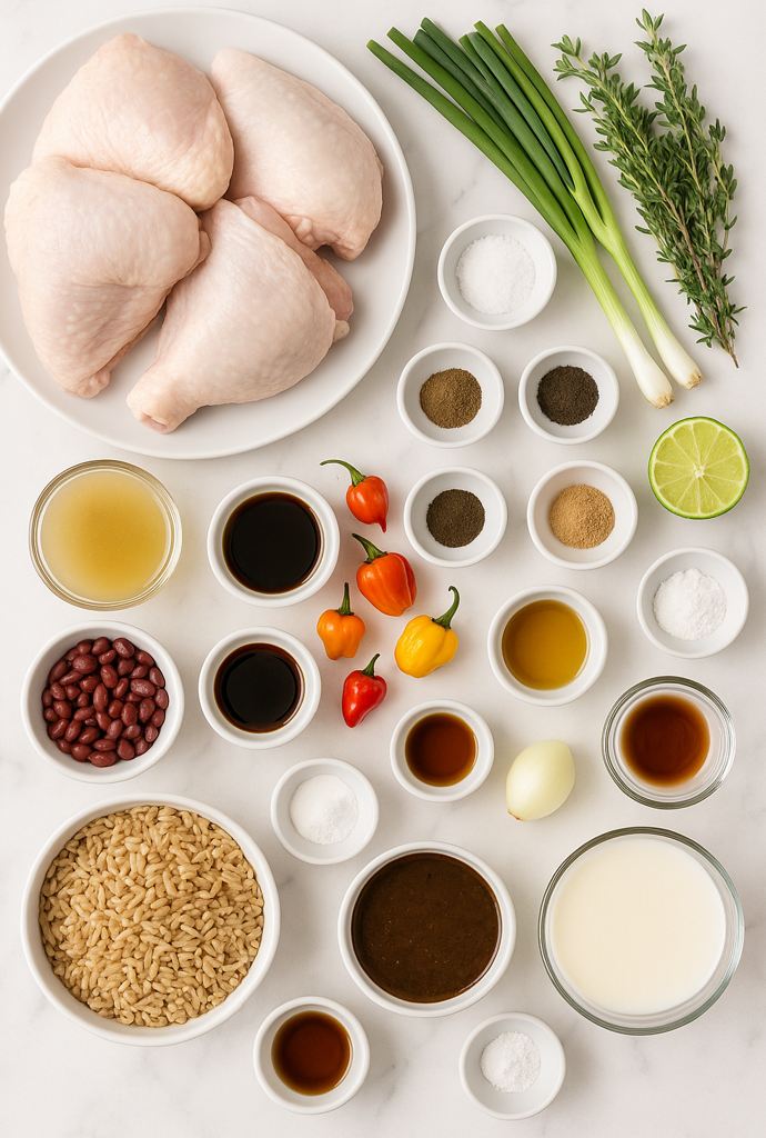 jerk chicken and rice recipe ingredients