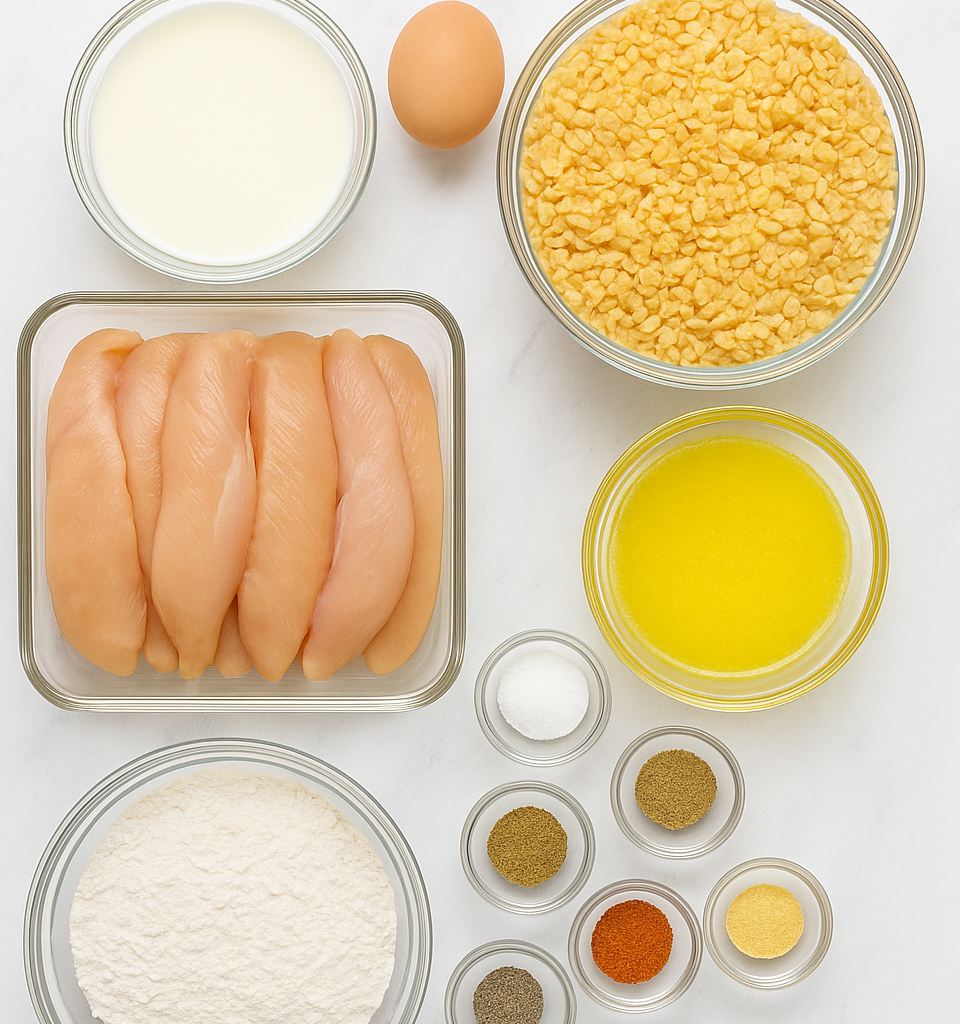 rice crispy chicken recipe ingredients