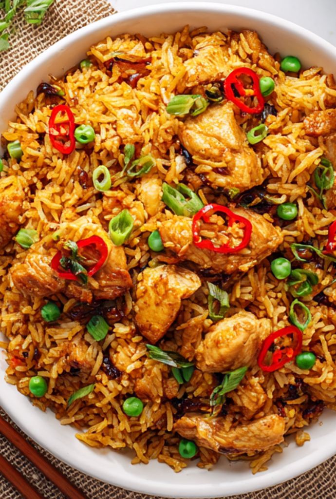 air fryer chicken and rice recipe