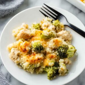 chicken and cauliflower rice casserole