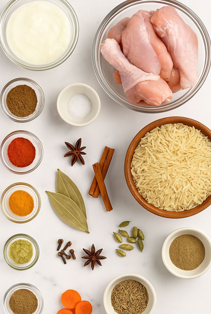 chicken pulao recipe ingredients