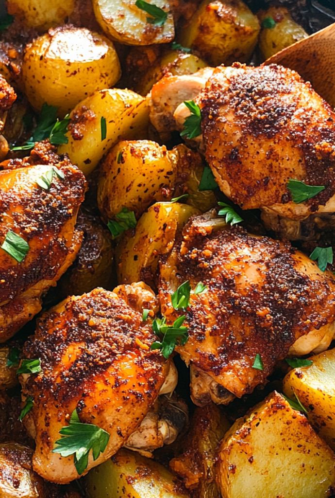 chicken rice potatoes recipe