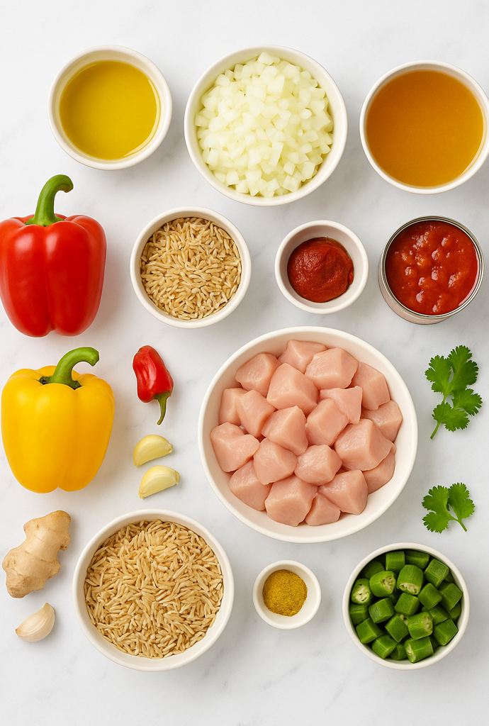 diabetic friendly chicken and rice ingredients