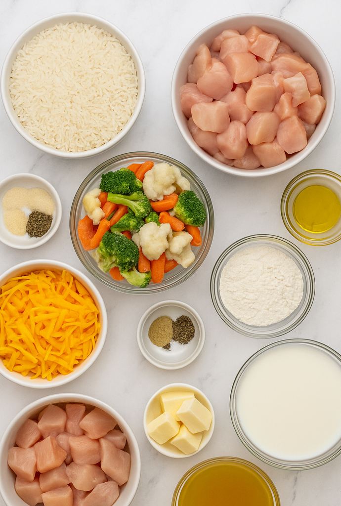 gluten free chicken and rice bake ingredients