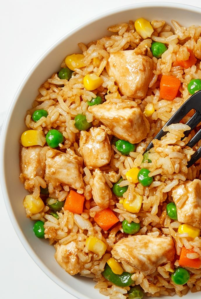 healthy chicken stir fry rice recipe