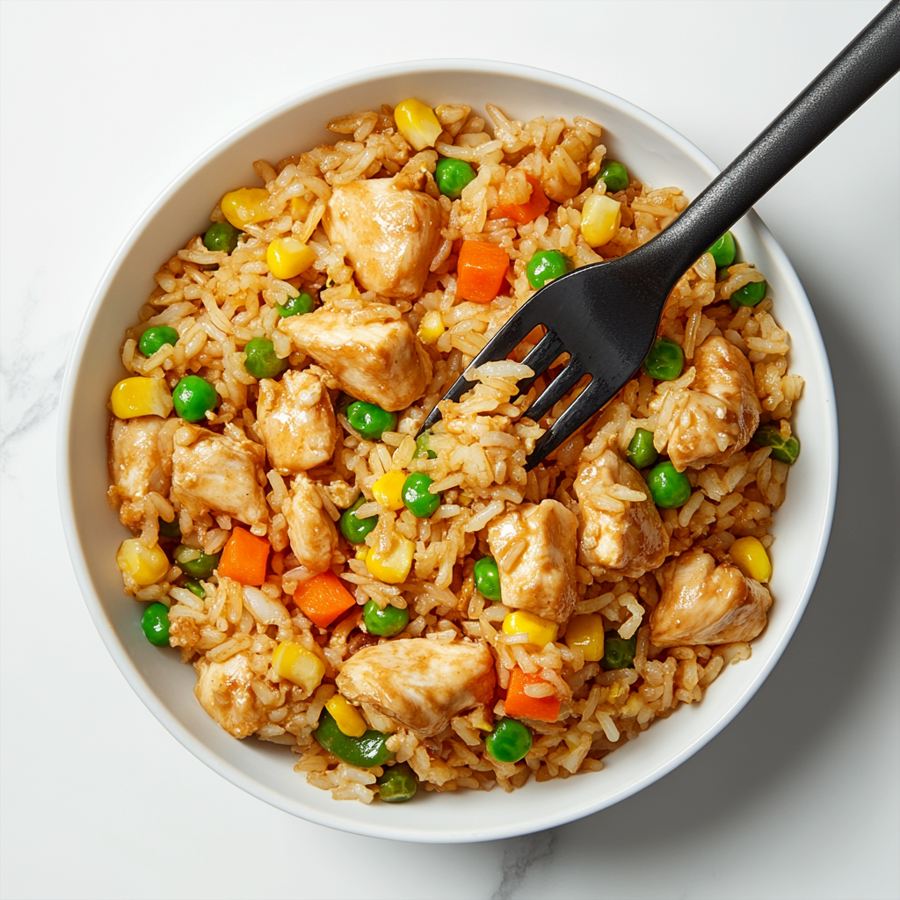 healthy chicken stir fry rice