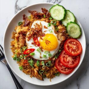 indonesian chicken fried rice