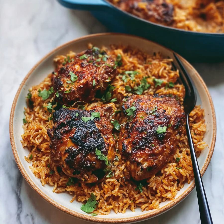 spicy chicken and rice