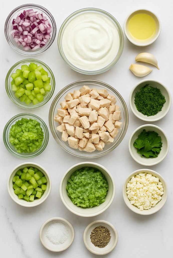 tzatziki chicken salad ingredients