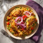 arroz con pollo peruano