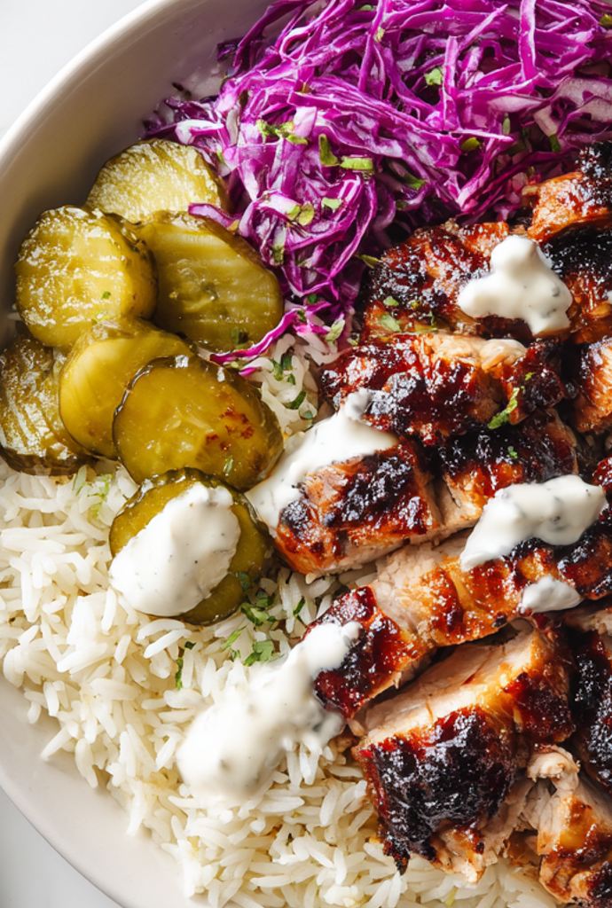 bbq grilled chicken and rice recipe