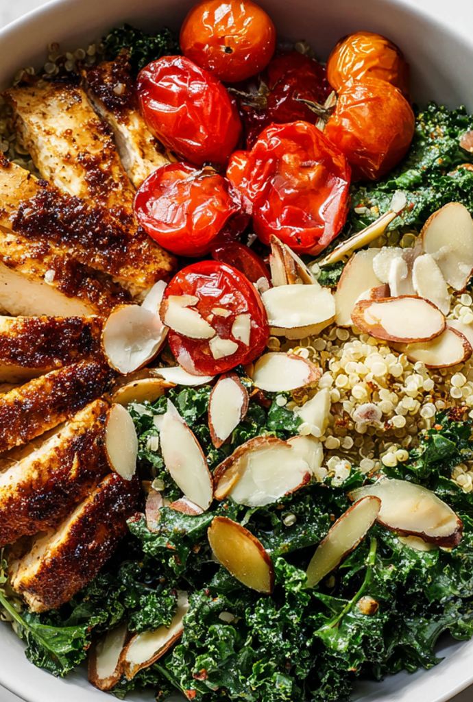 chicken and quinoa rice bowl recipe