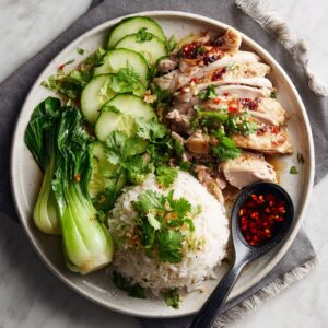chicken and rice in rice cooker