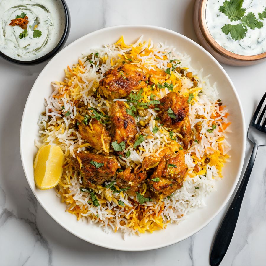 chicken dum biryani