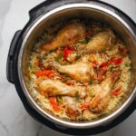 dreamy instant pot chicken and rice