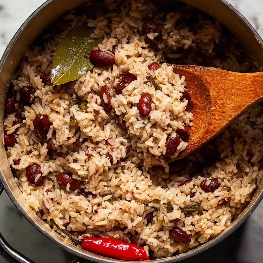 jerk rice and peas
