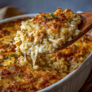 old fashioned chicken and rice casserole