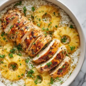 pineapple chicken and rice