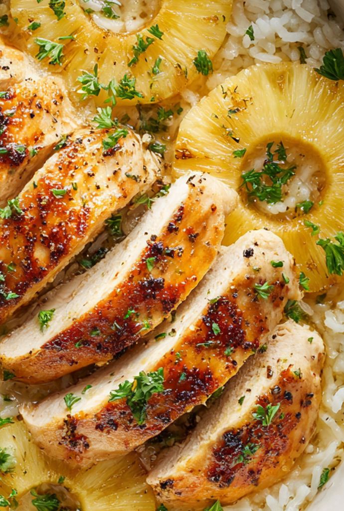 pineapple chicken and rice recipe