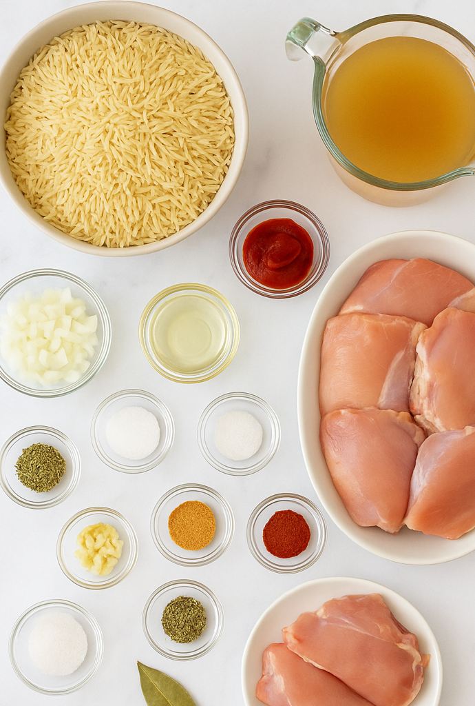 pressure cooker rice dishes ingredients