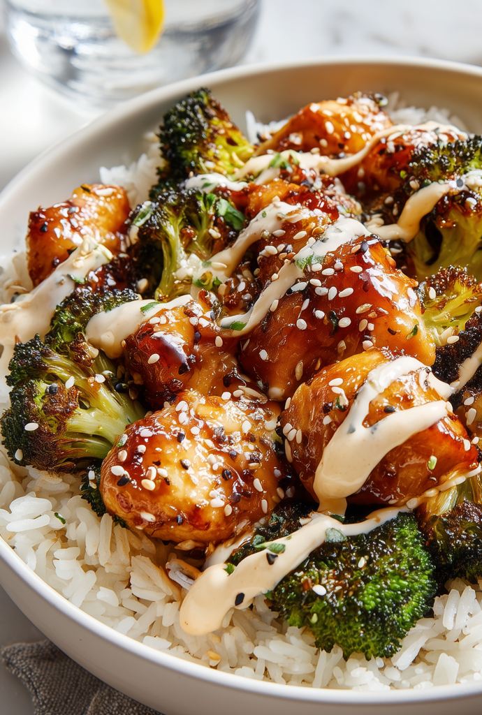 Chicken and rice bowl recipe