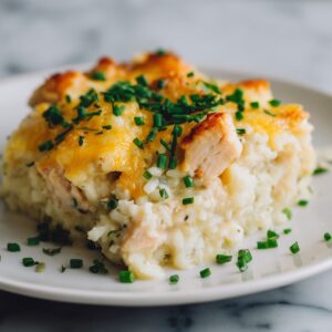 Chicken and rice casserole
