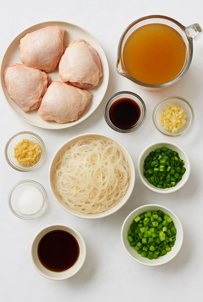 Chicken Long Rice Ingredients