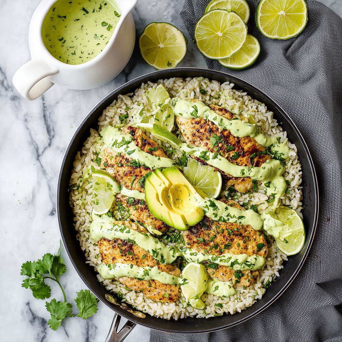Cilantro lime chicken and rice