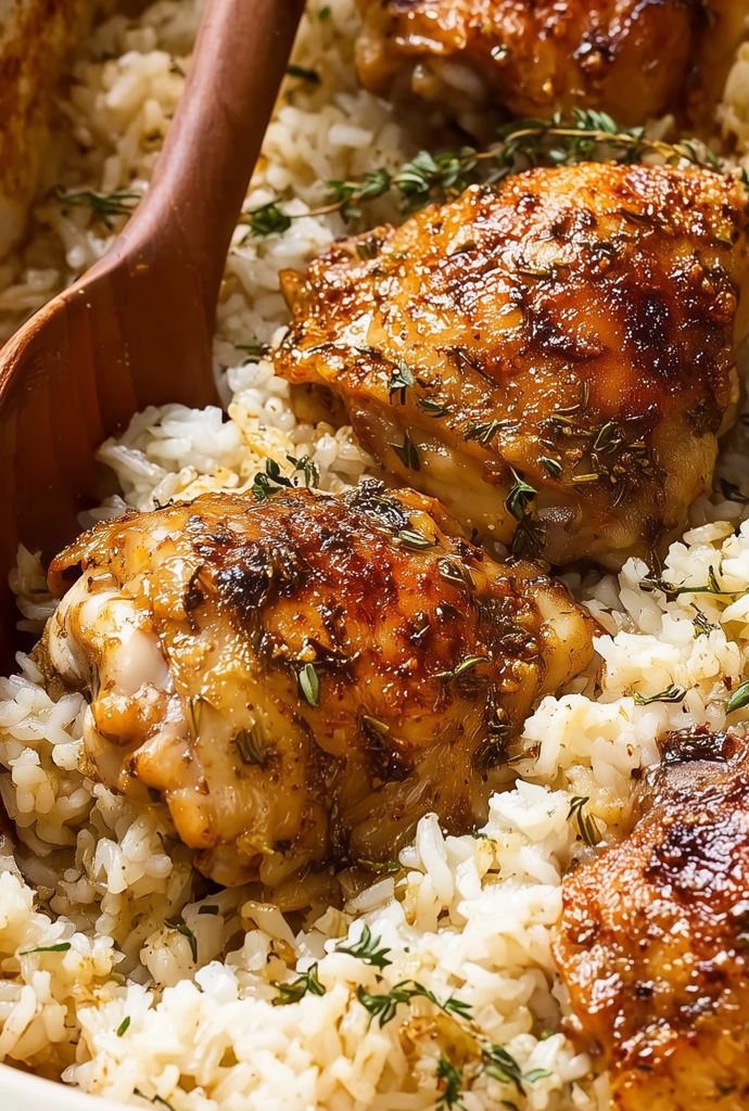 Oven-Baked Chicken and Rice Recipe