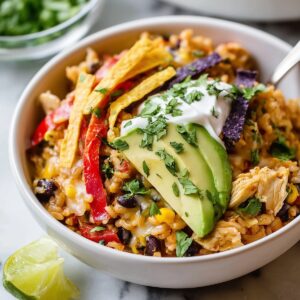 Southwest Chicken and Rice Bowl