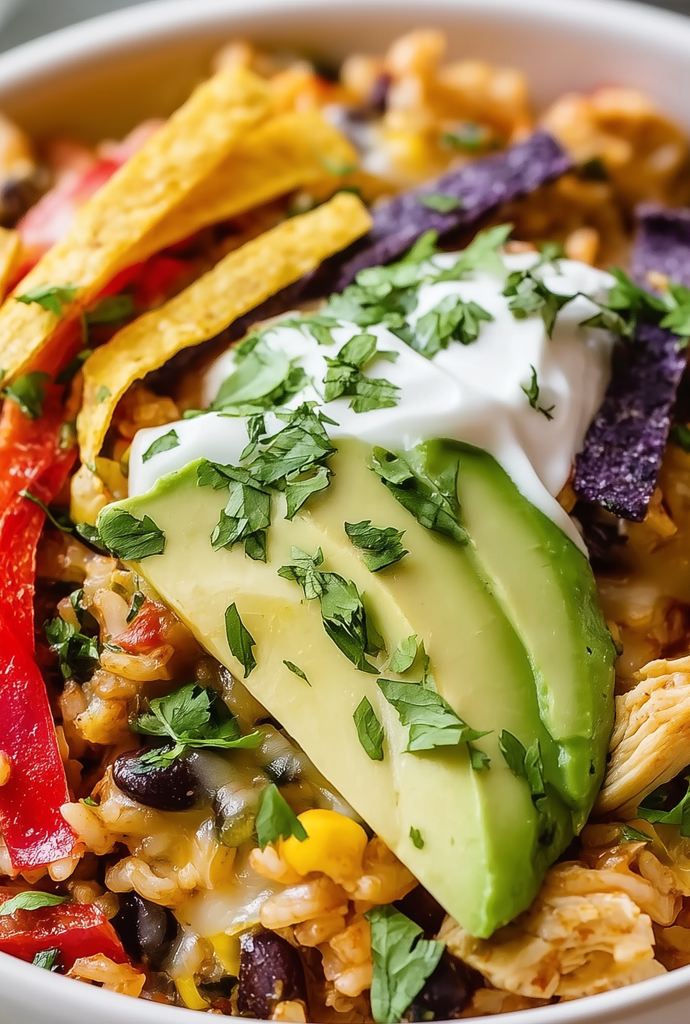 Southwest Chicken and Rice Bowl Recipe