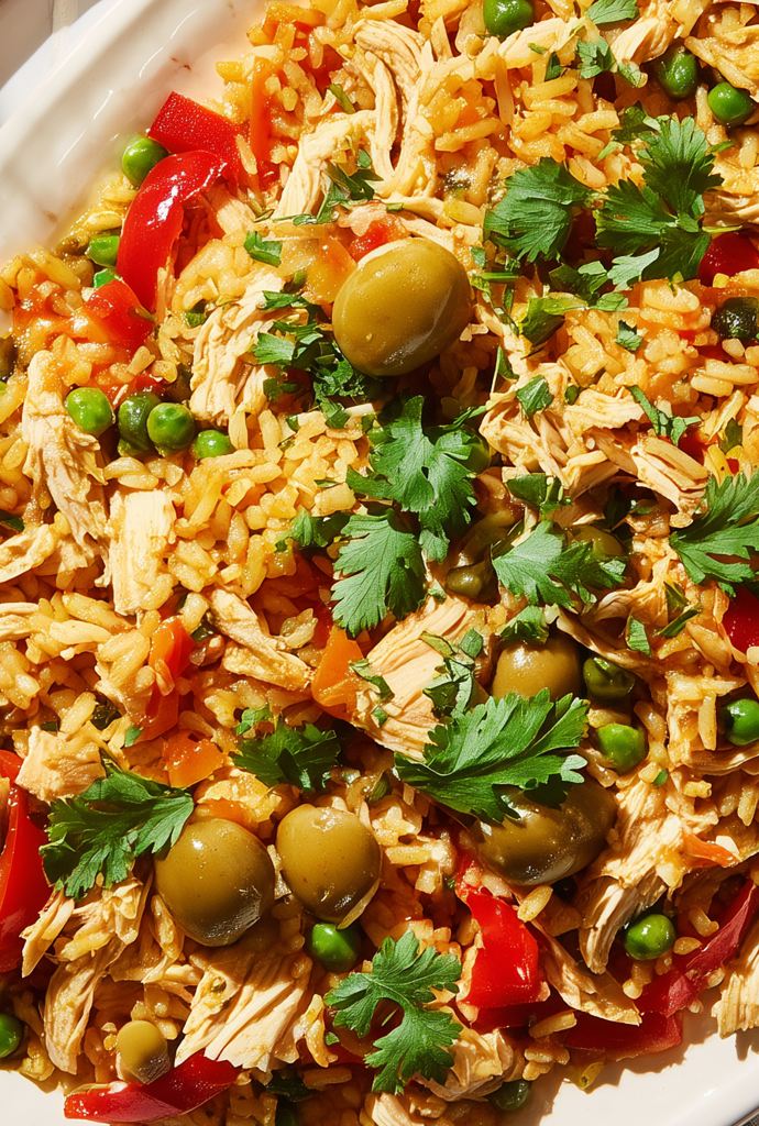 slow cooker arroz con pollo recipe
