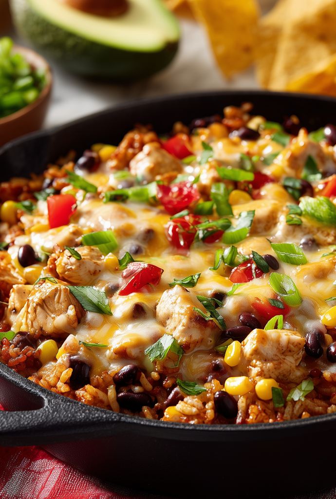 Tex-mex chicken and rice recipe