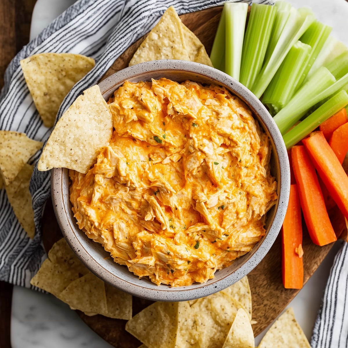 Buffalo Chicken Dip Crockpot