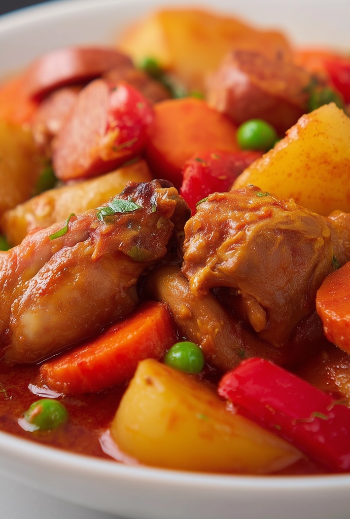 Chicken Afritada Recipe Dish